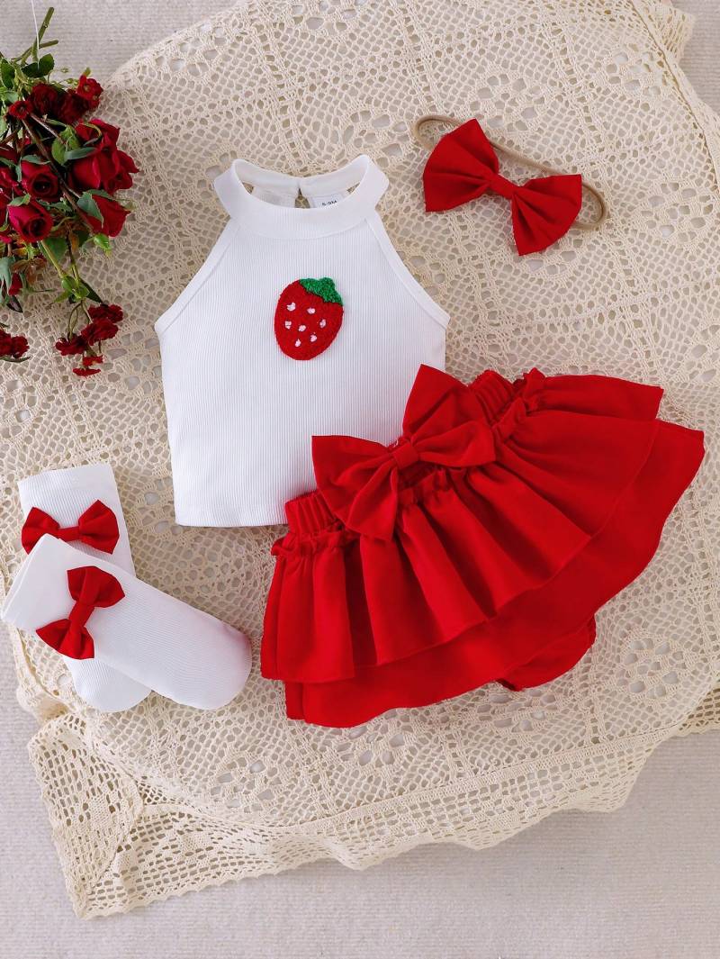 طقم فراولة المرح 🍓❤️