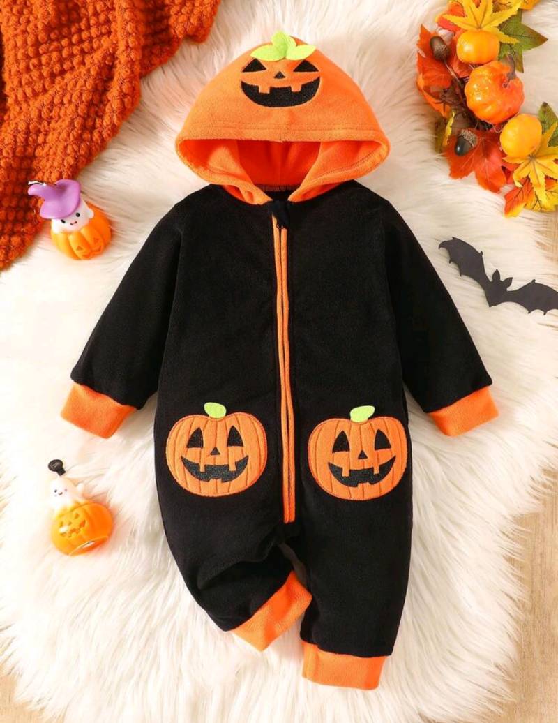 🎃 أوفر هالوين القرع الأسود 🖤🧡